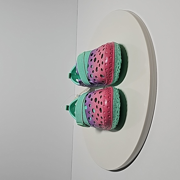 Western Chief Surfer Ombre Clogs Water Shoes Sandals Recess Colorful Glitter 9 - Picture 3 of 12